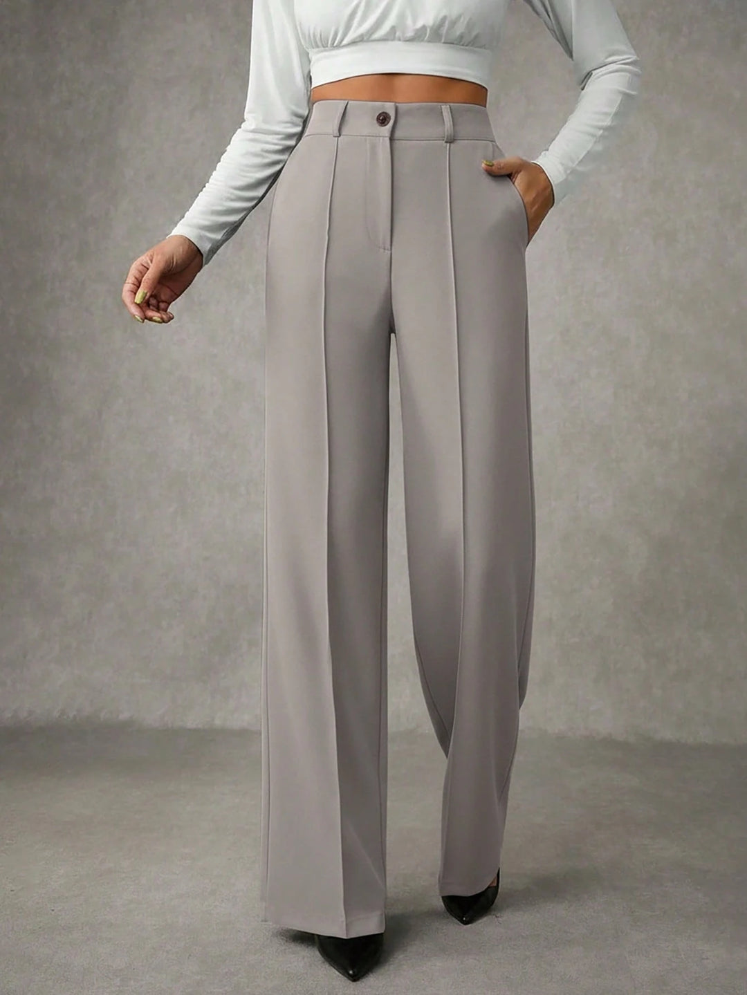 Pantaloni SHEIN, gri