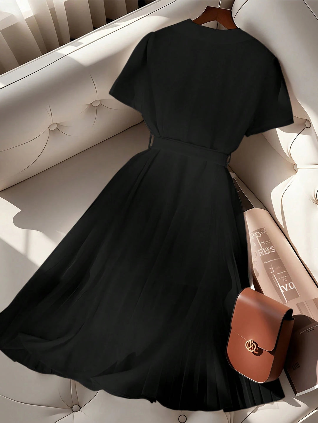 Rochie midi SHEIN, negru