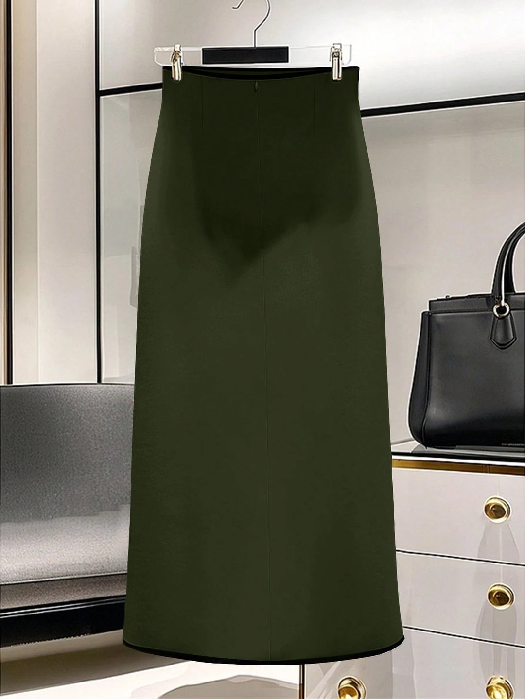 Fustă maxi SHEIN, verde