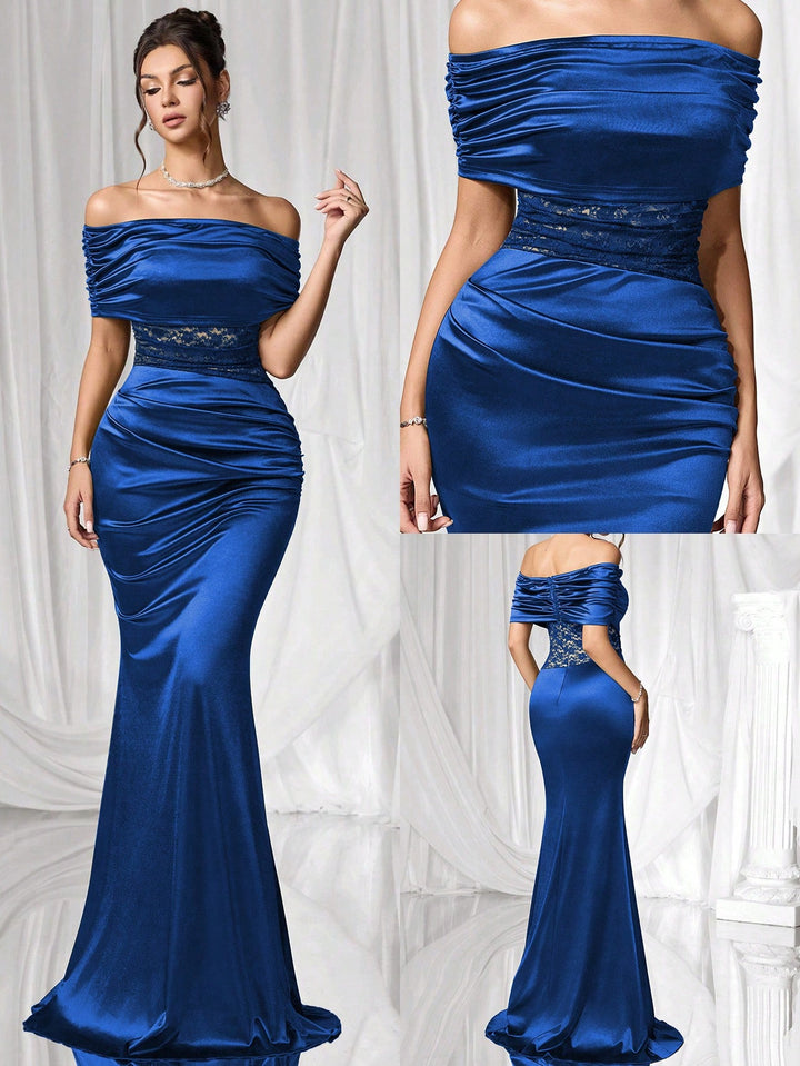 Rochie de ocazie SHEIN, albastru