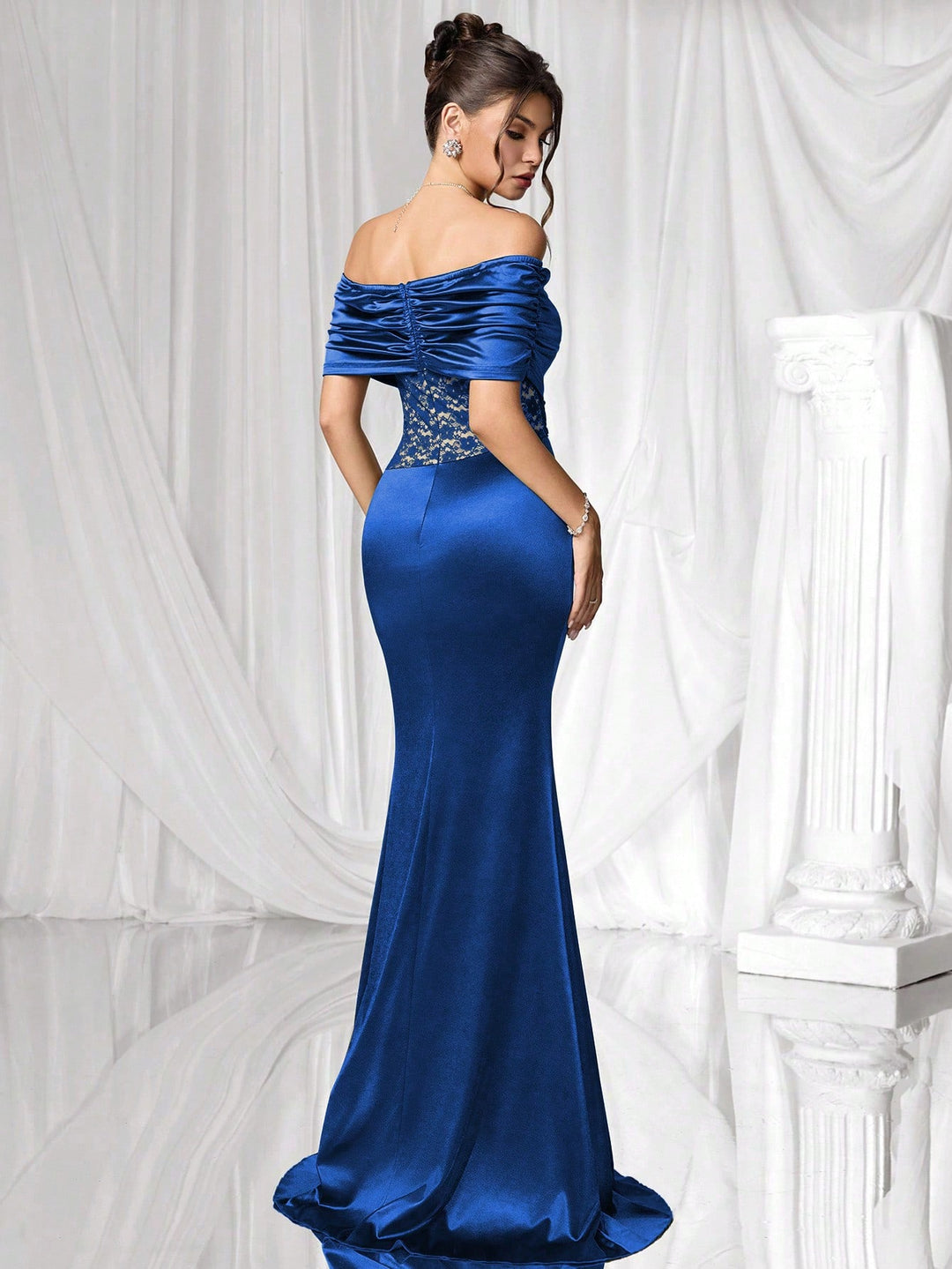 Rochie de ocazie SHEIN, albastru