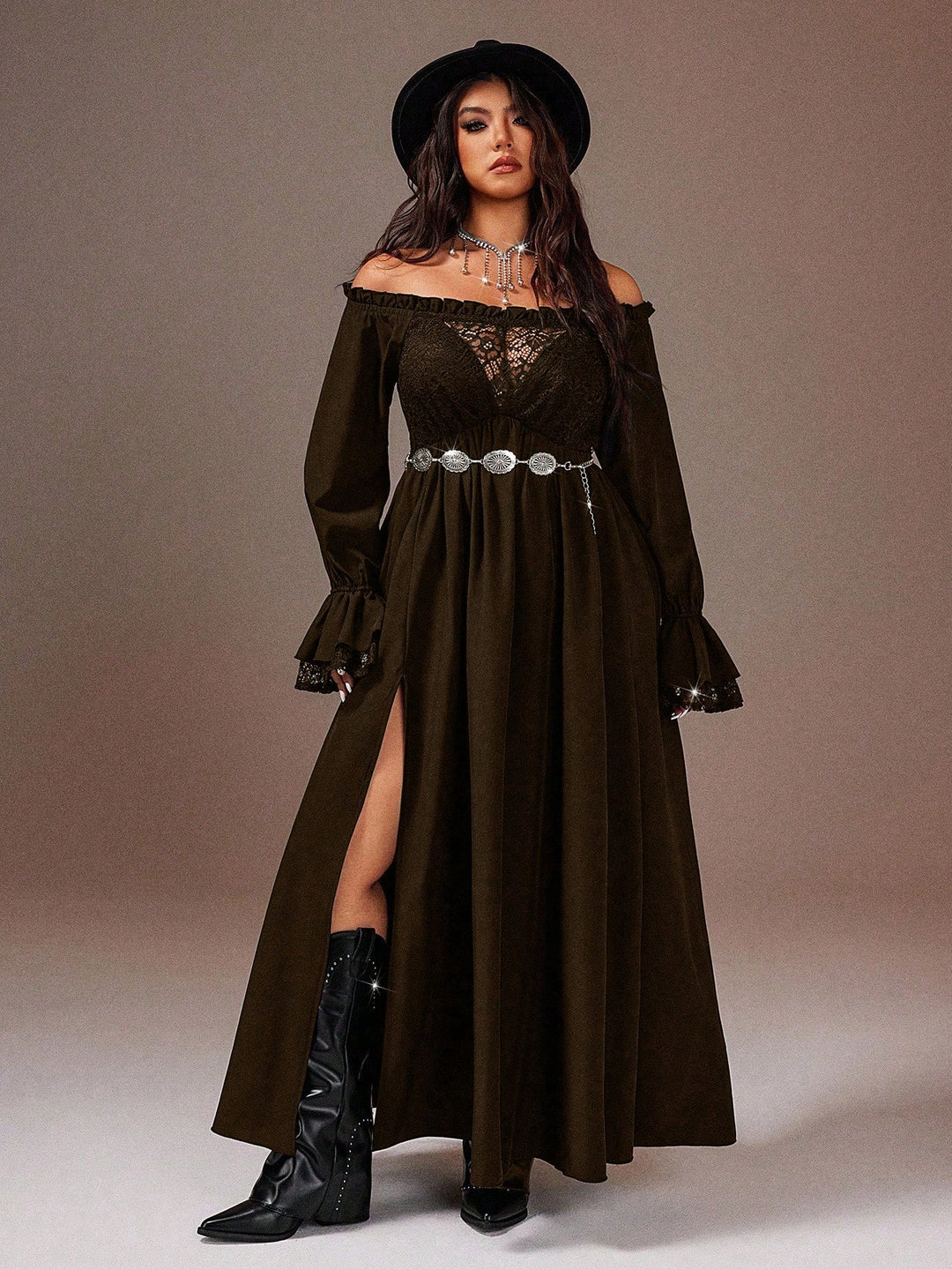 Rochie SHEIN, maro