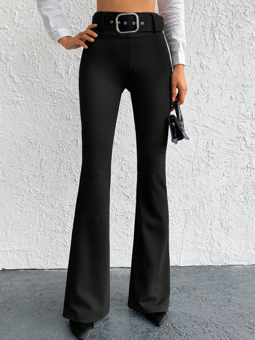 Pantaloni SHEIN, negru