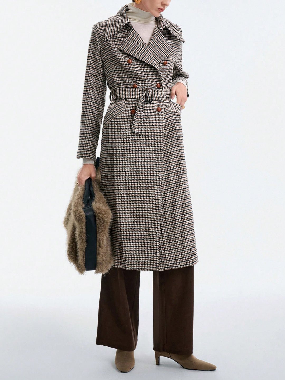 Trench SHEIN, mix culori