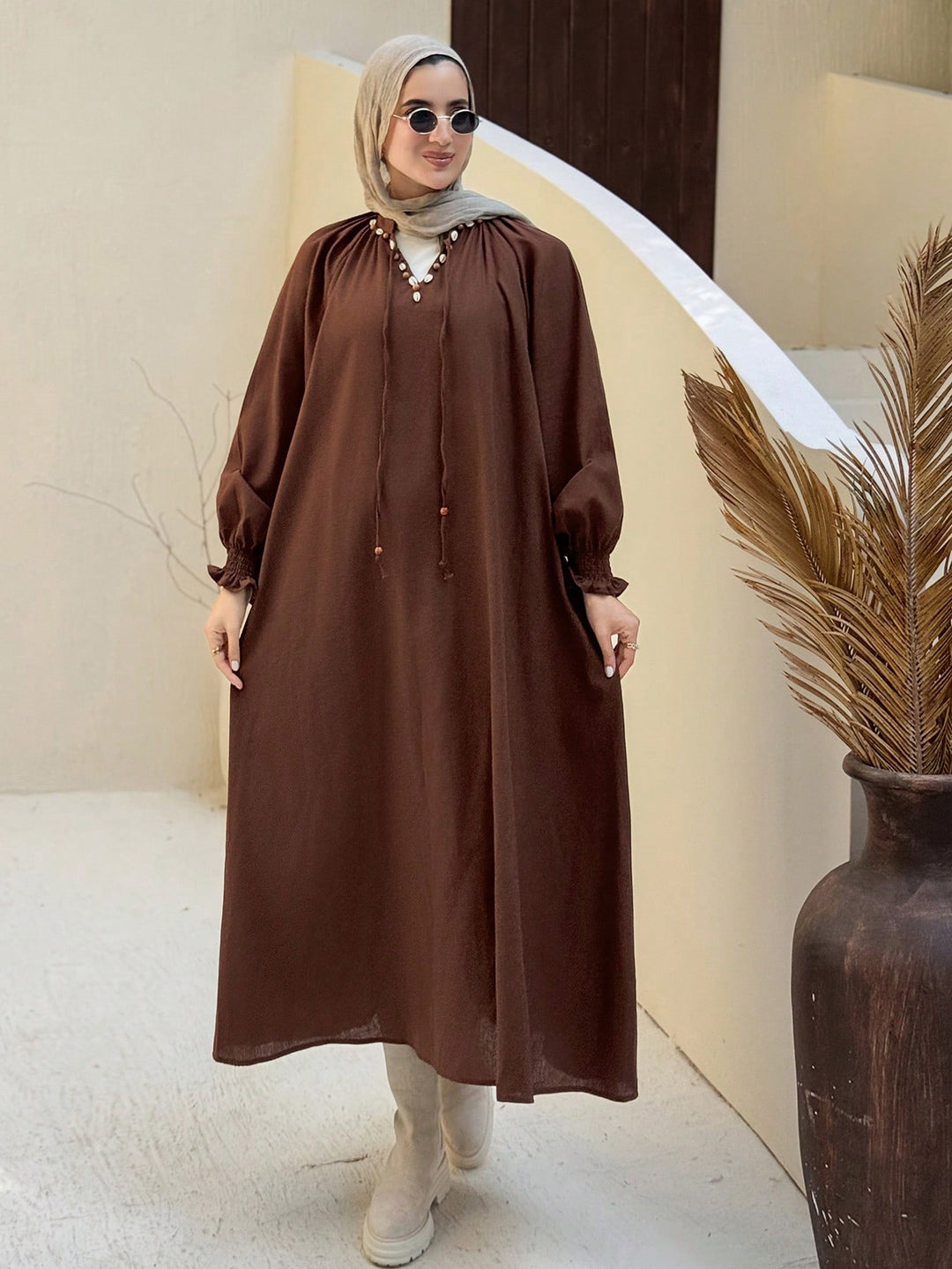 Rochie maxi SHEIN, vișiniu