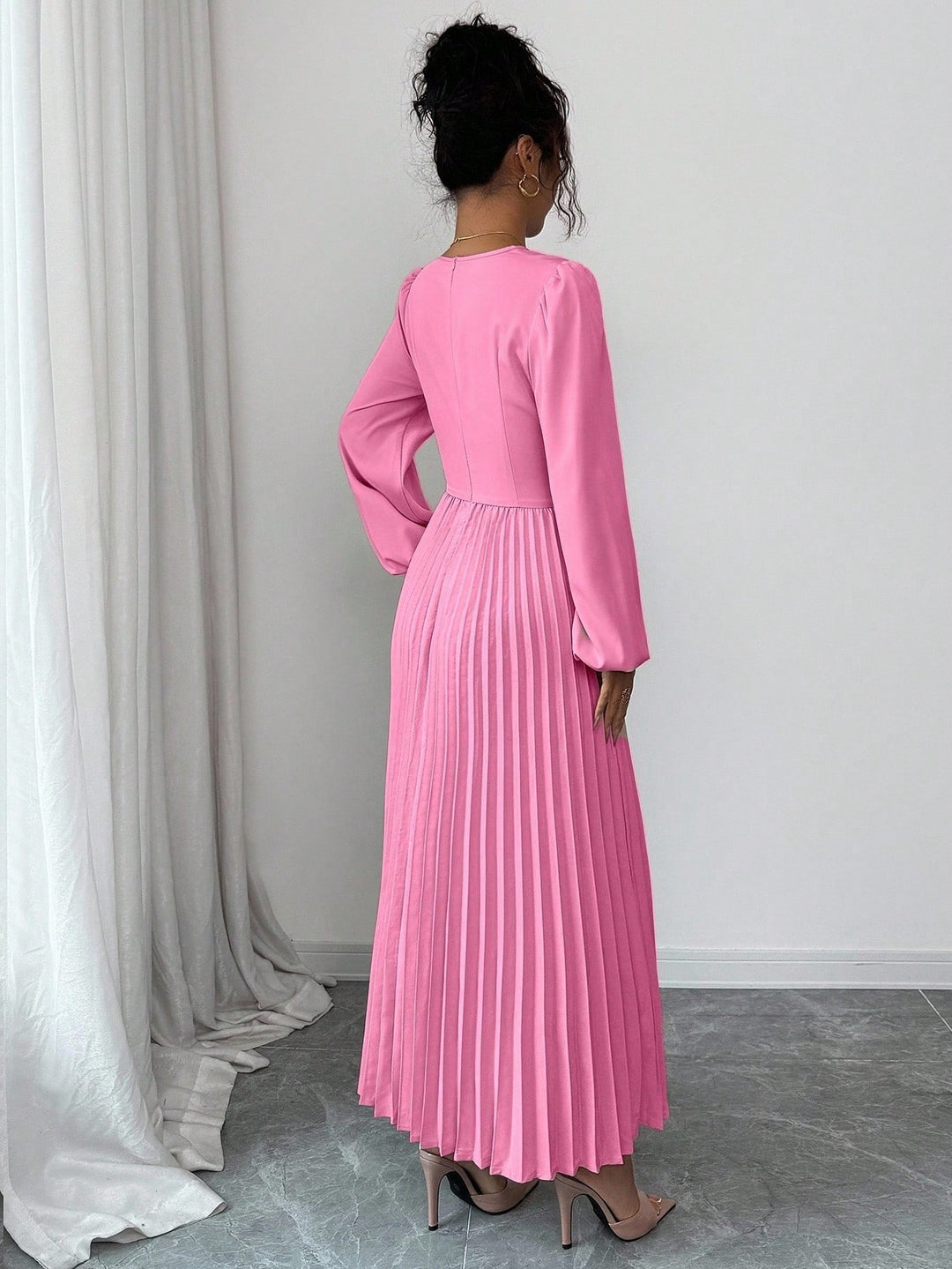 Rochie maxi SHEIN, roz