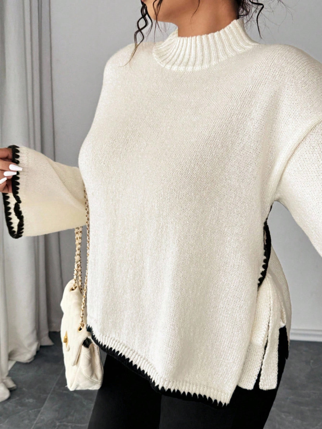 Pulover SHEIN, negru