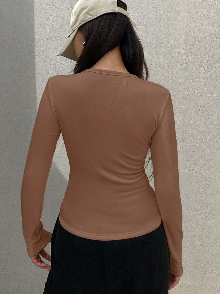 SHEIN barna blúz