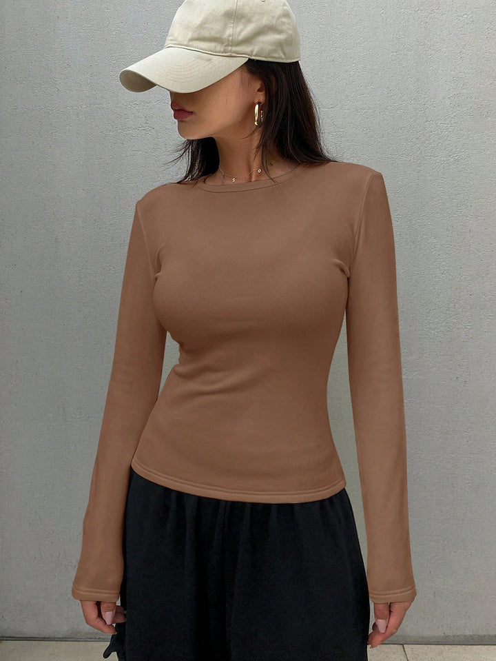 SHEIN barna blúz