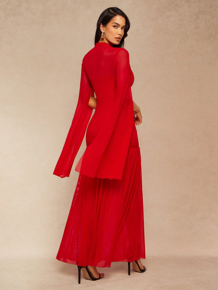Rochie maxi SHEIN, roșu