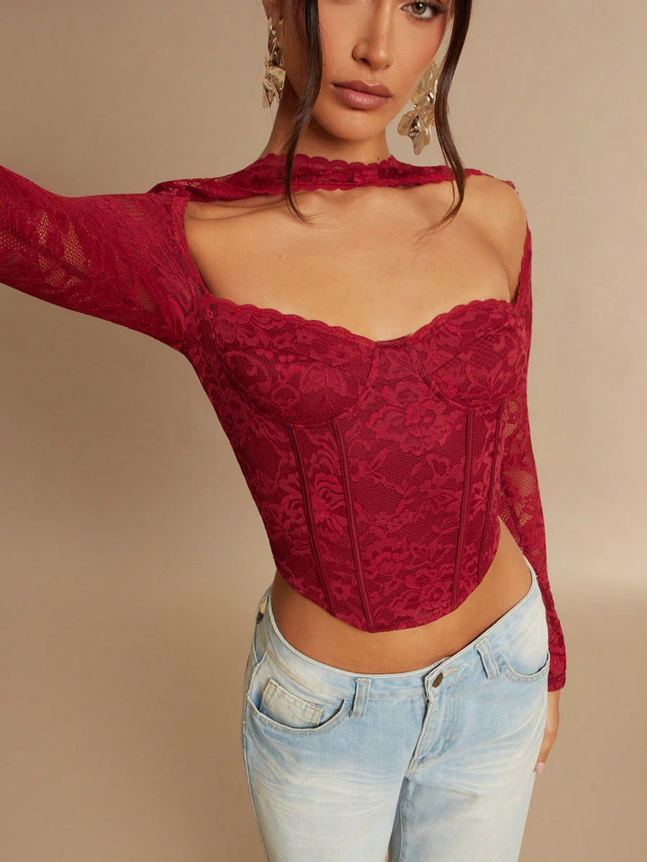 SHEIN blúz, piros