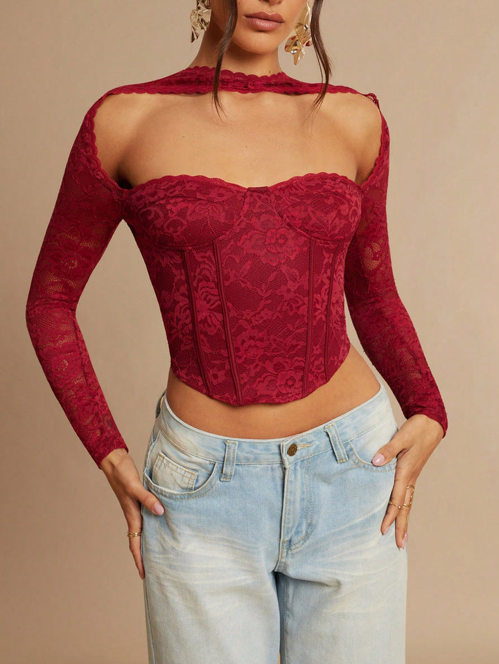 SHEIN blúz, piros