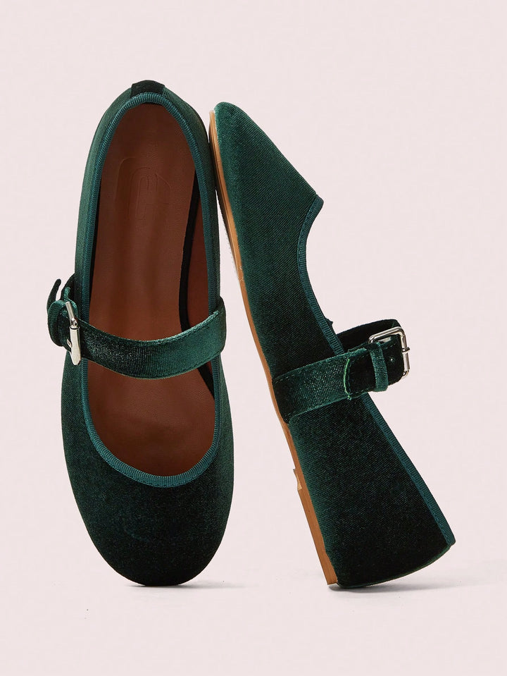 Balerini SHEIN, verde