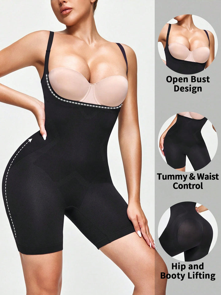 SHEIN fekete alakformáló body