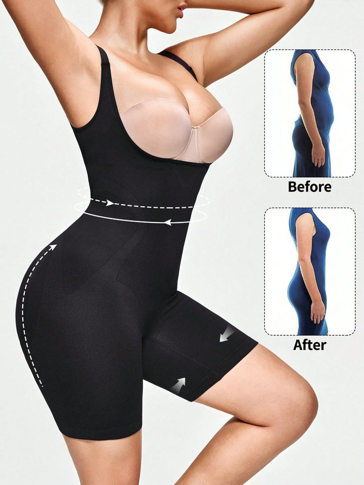 SHEIN fekete alakformáló body