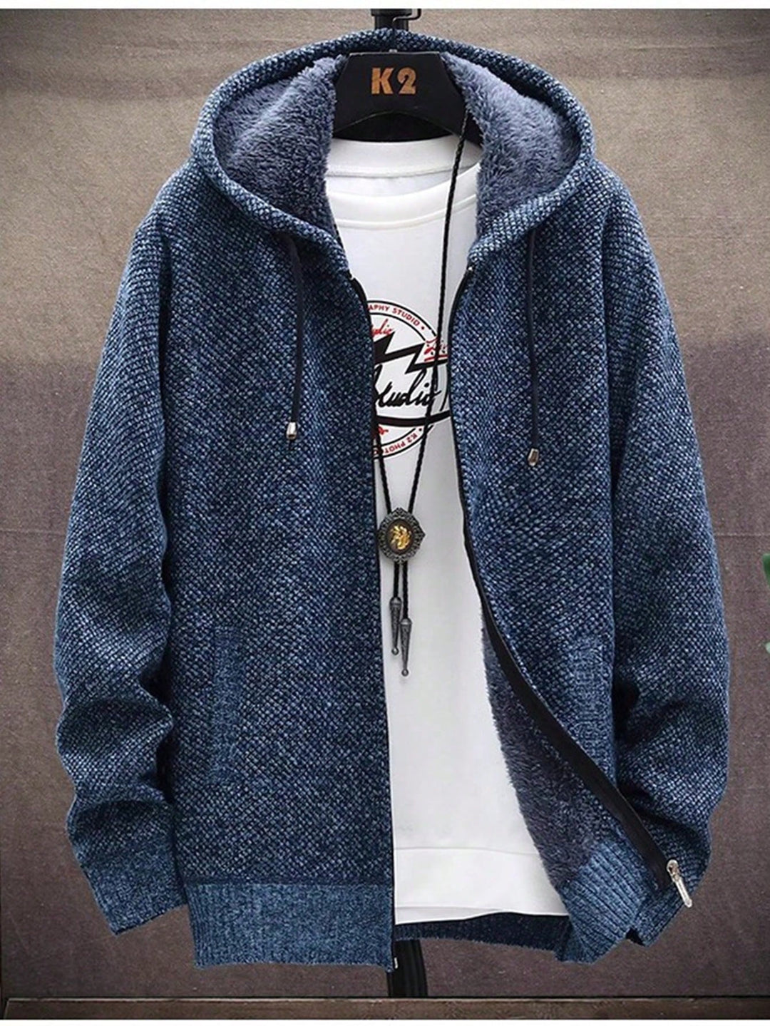 Cardigan SHEIN, albastru