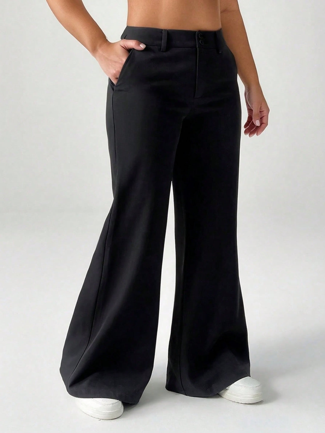 Pantaloni SHEIN, negru
