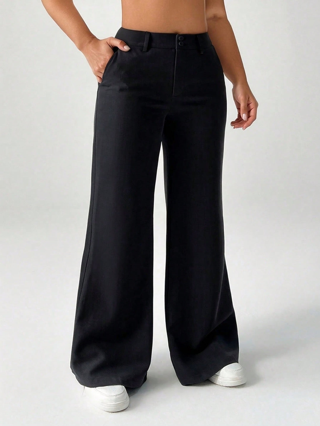 Pantaloni SHEIN, negru