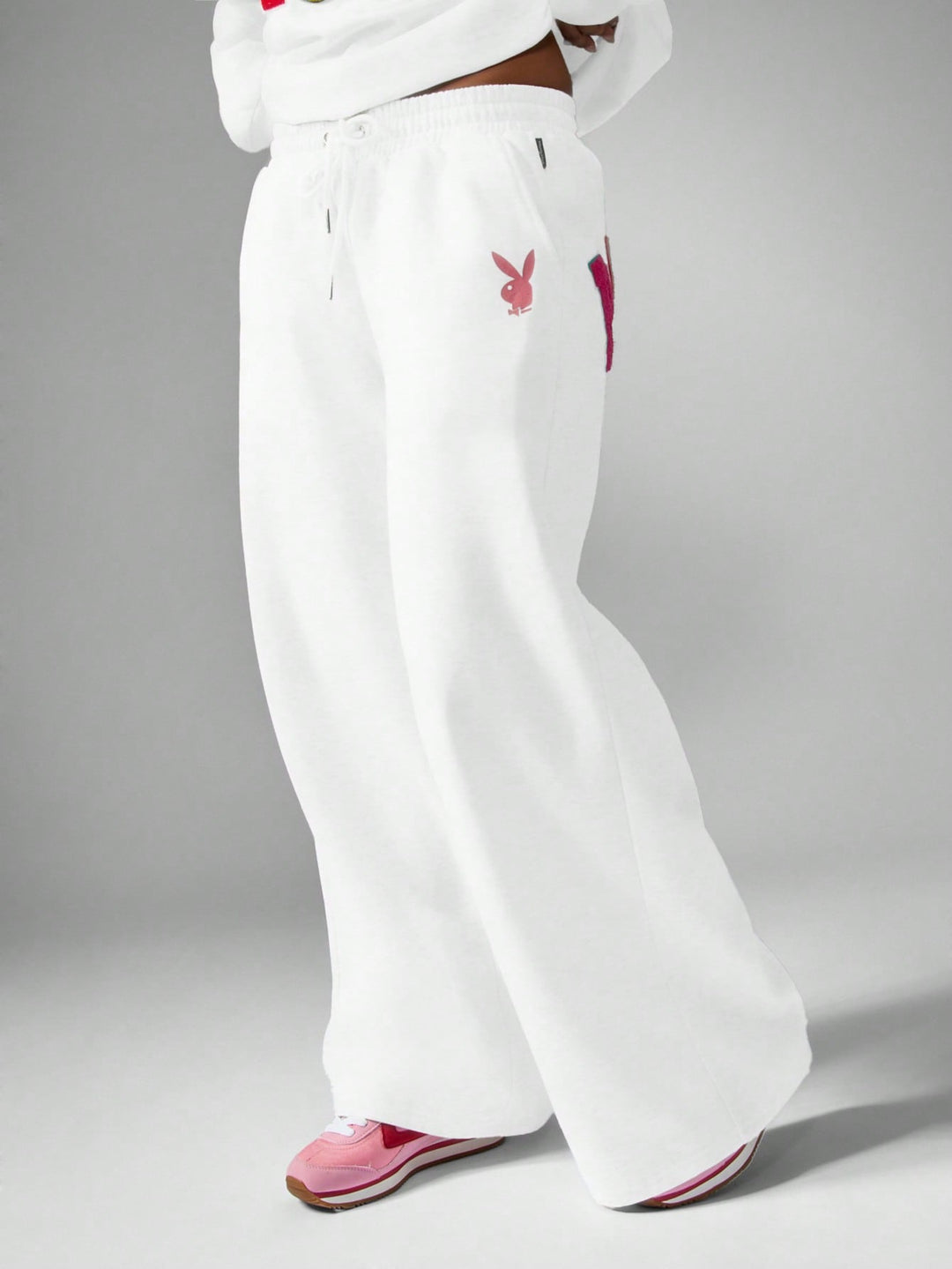 Pantaloni SHEIN, alb