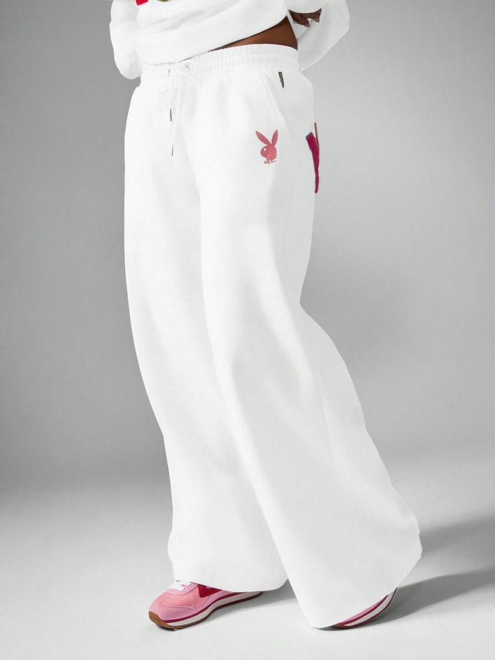 Pantaloni SHEIN, alb