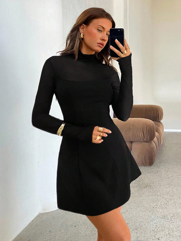 Rochie mini SHEIN, negru