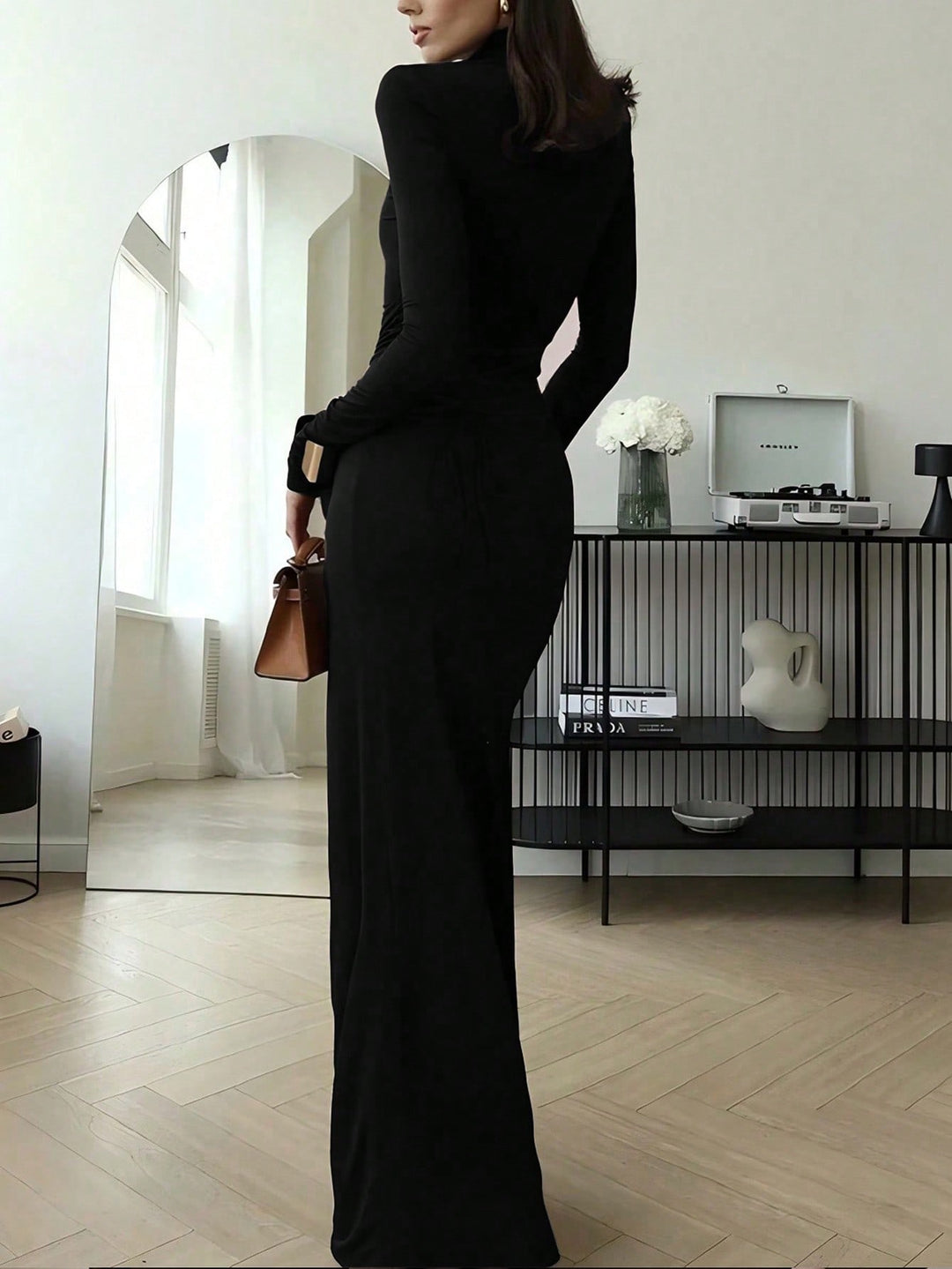 Rochie maxi SHEIN, negru