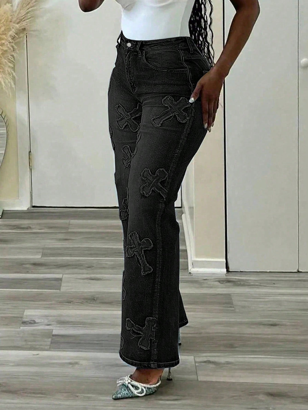 Jeans SHEIN, negru