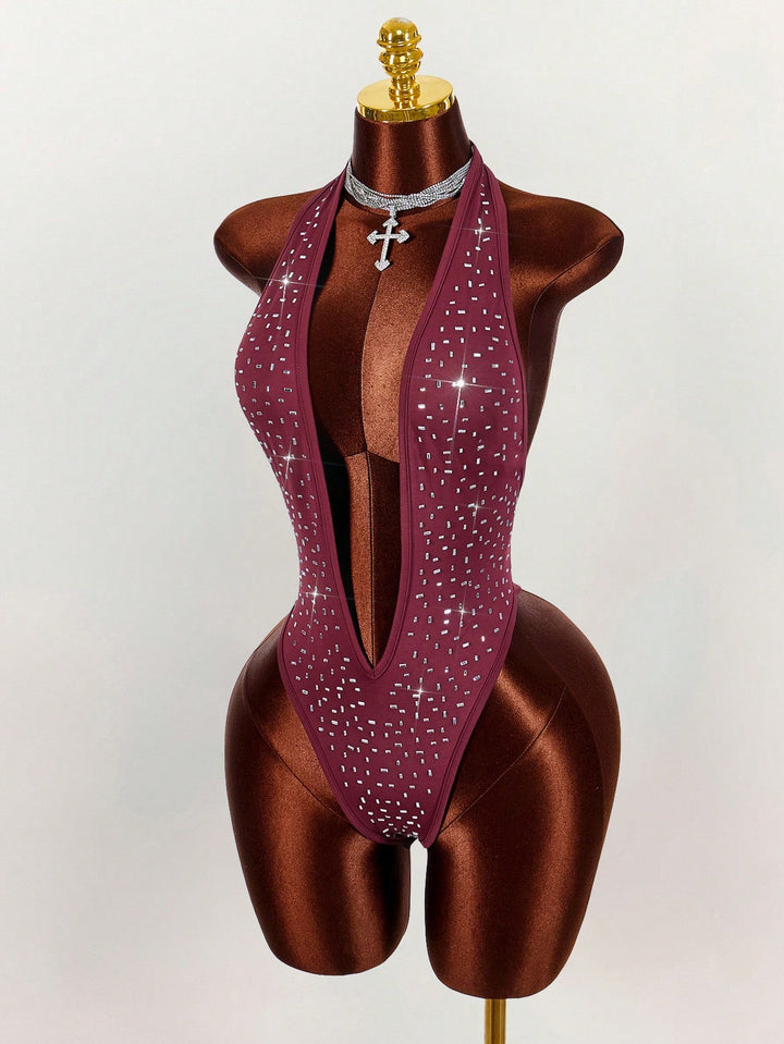 Body SHEIN, vișiniu