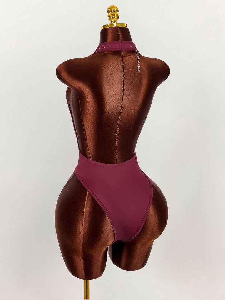 Body SHEIN, vișiniu