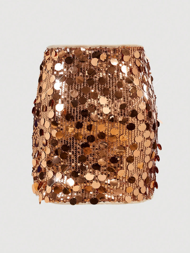 SHEIN szoknya, bronz