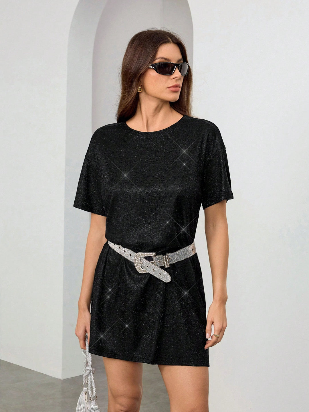 Rochie mini SHEIN, negru
