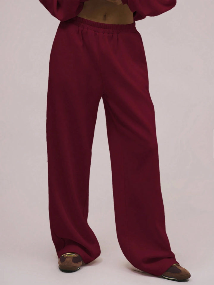 Pantaloni SHEIN, vișiniu