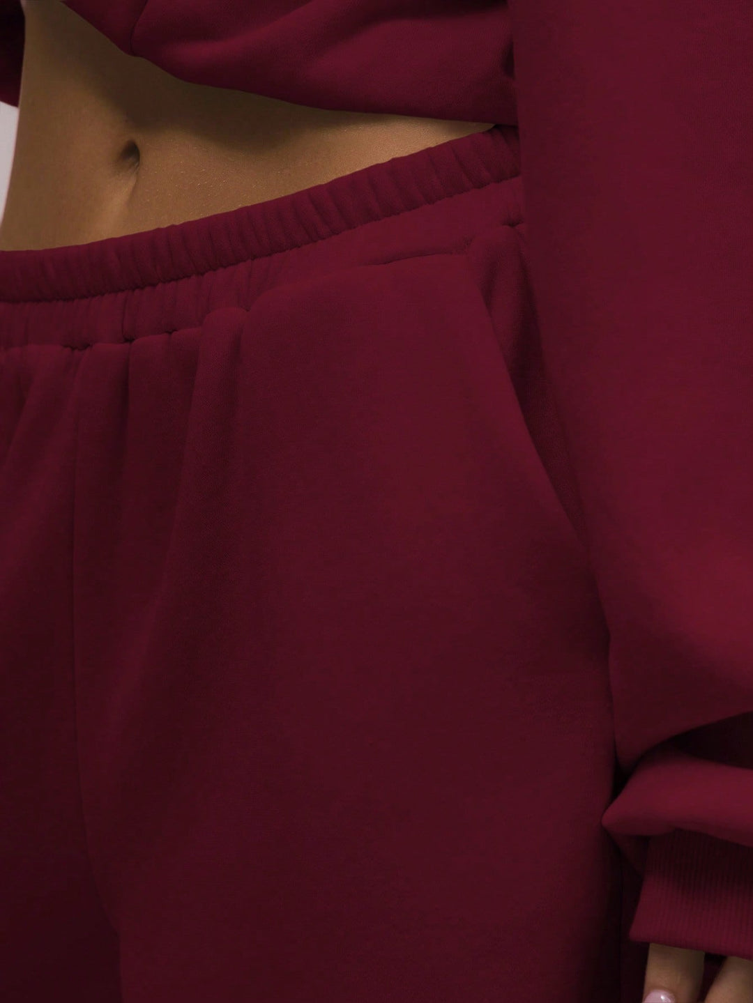 Pantaloni SHEIN, vișiniu