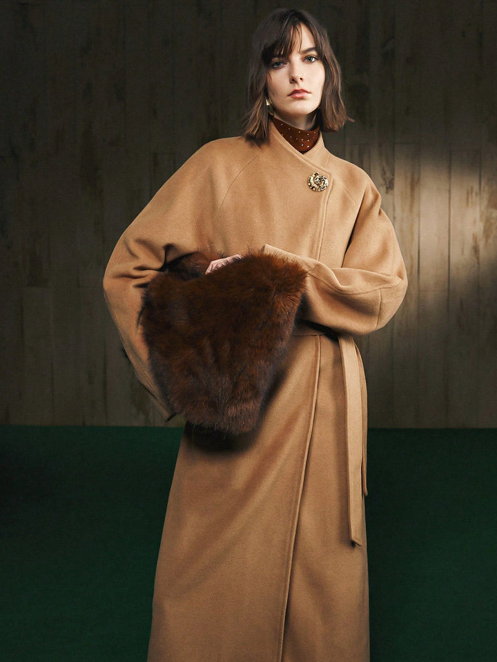 SHEIN kabát, khaki