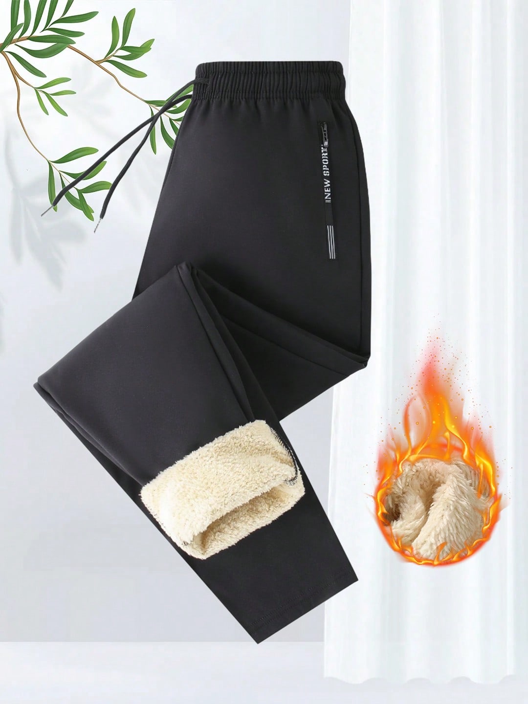 Pantaloni SHEIN, negru