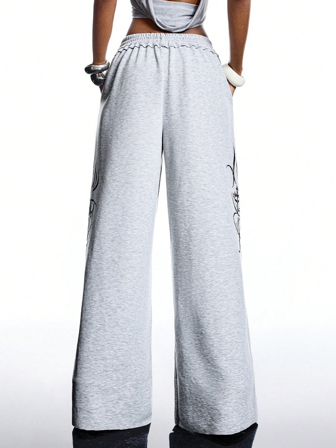 Pantaloni SHEIN, gri