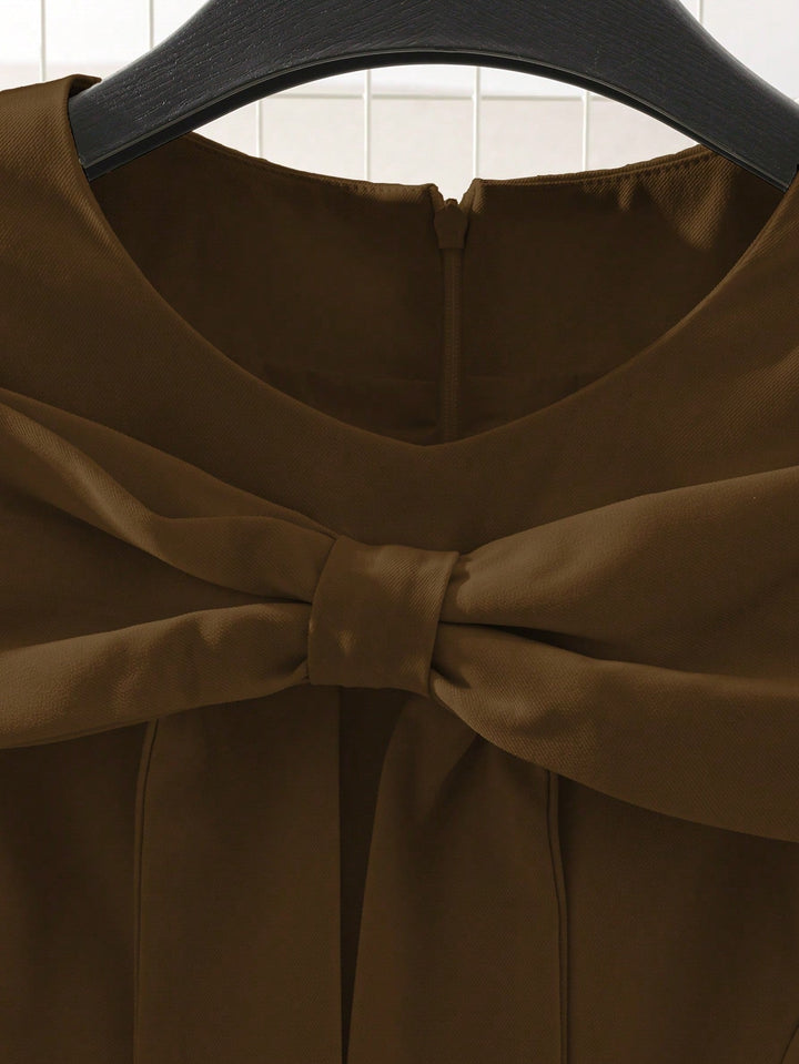 Rochie mini SHEIN, maro