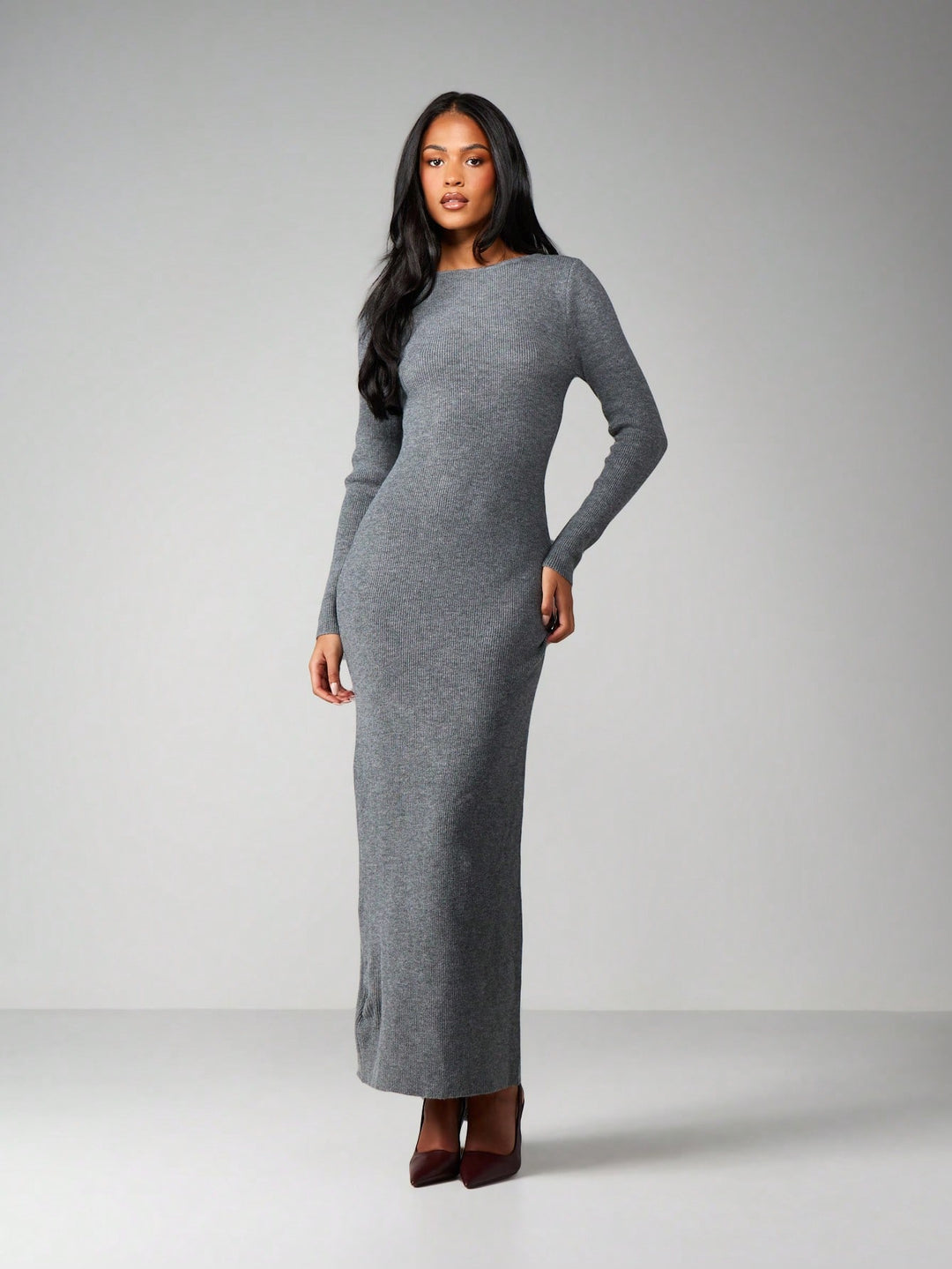 SHEIN szürke maxiruha