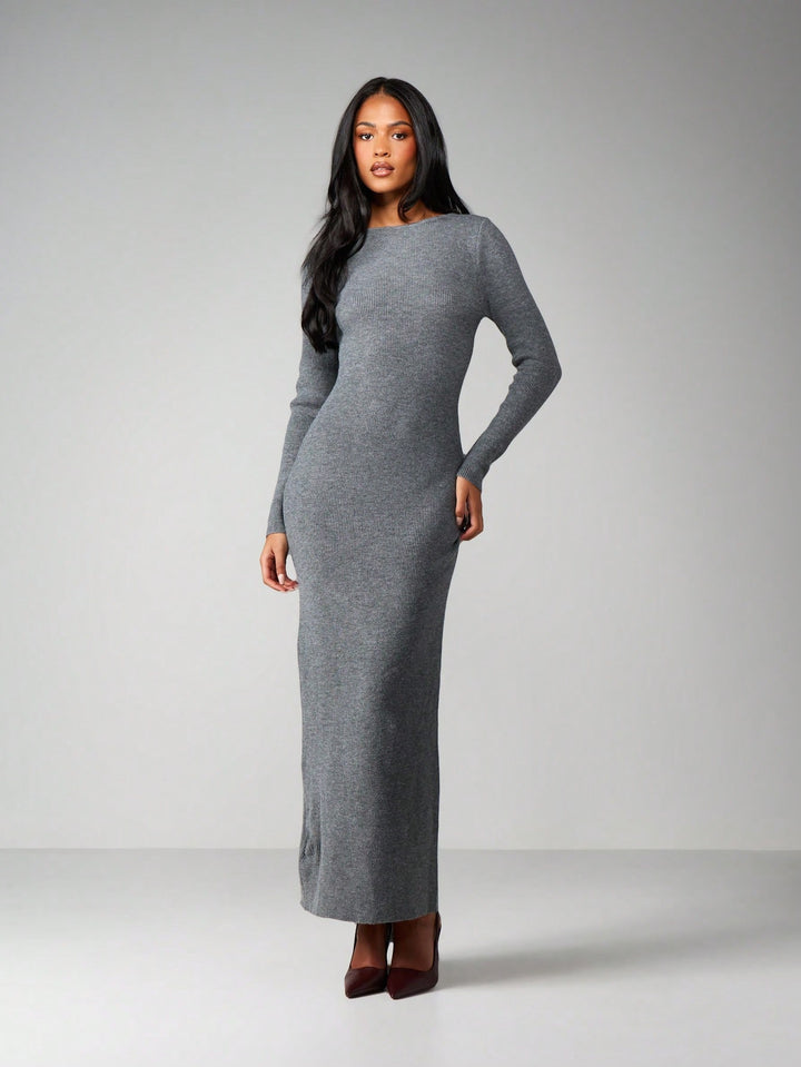 SHEIN szürke maxiruha