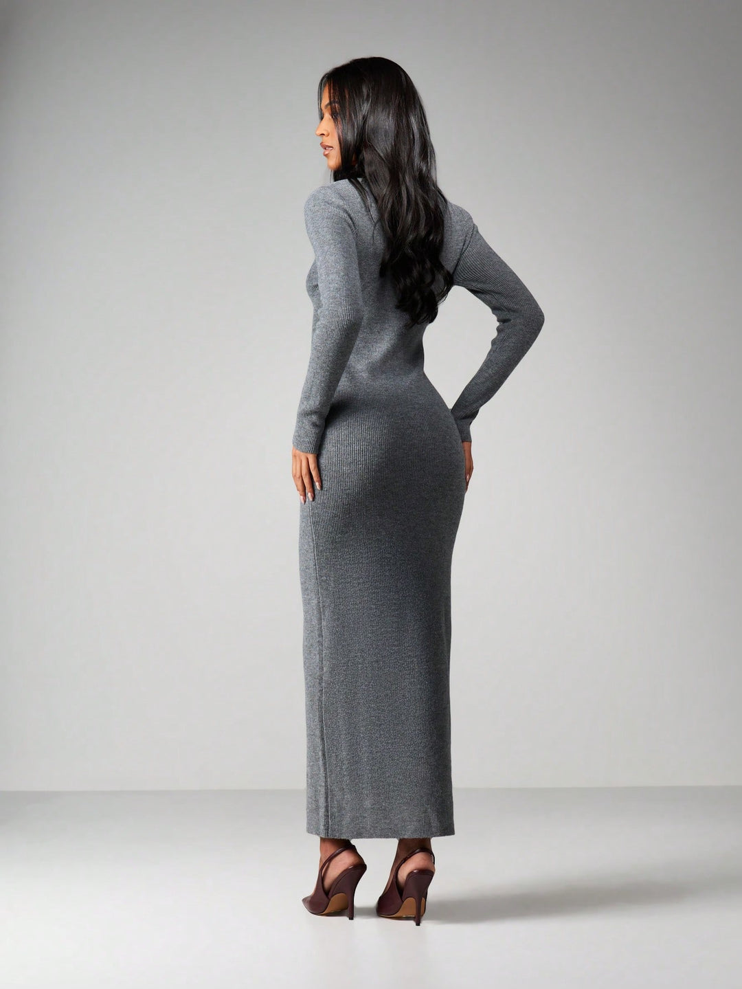 SHEIN szürke maxiruha