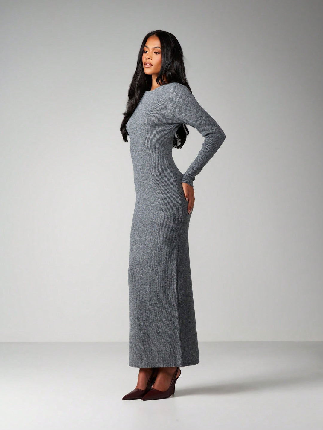 SHEIN szürke maxiruha
