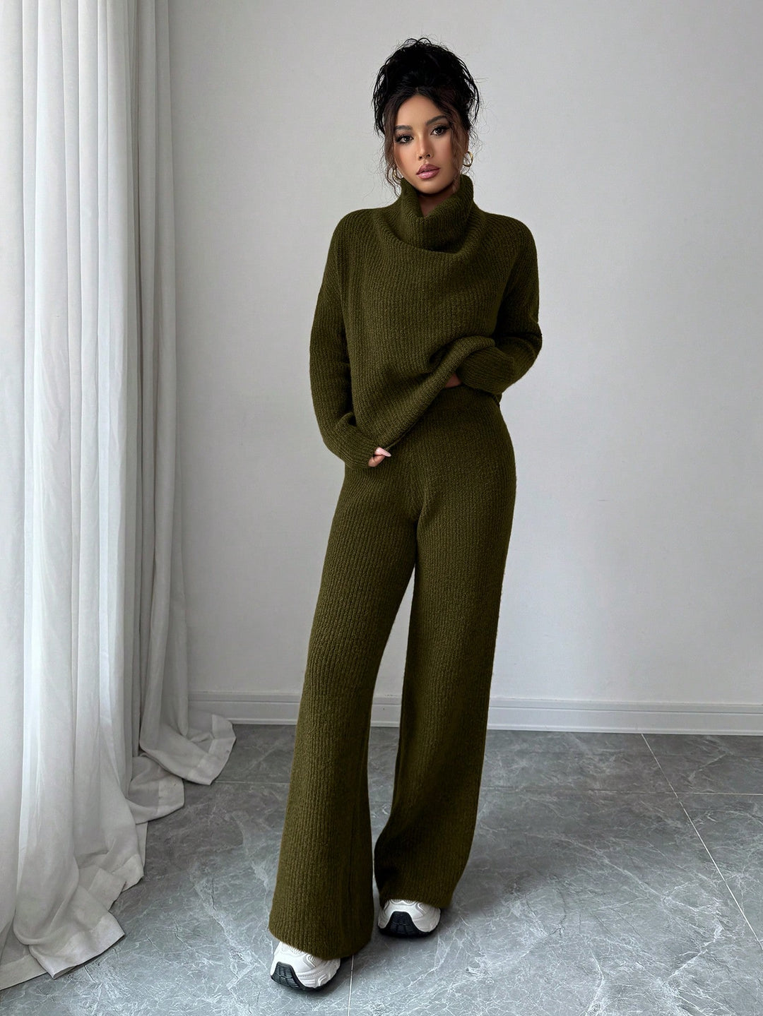 SHEIN melegítő, khaki