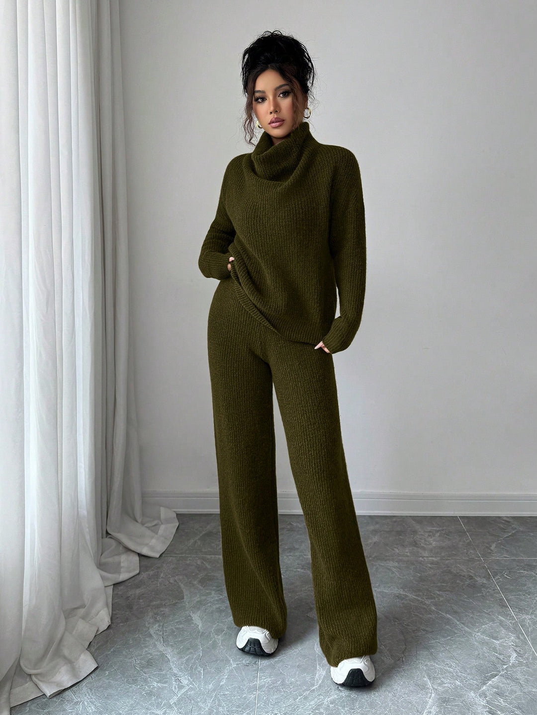 SHEIN melegítő, khaki