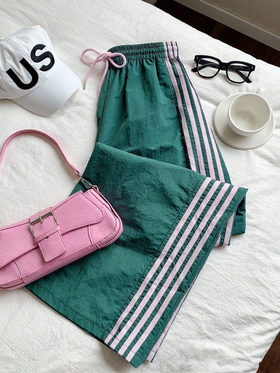 Pantaloni SHEIN, verde