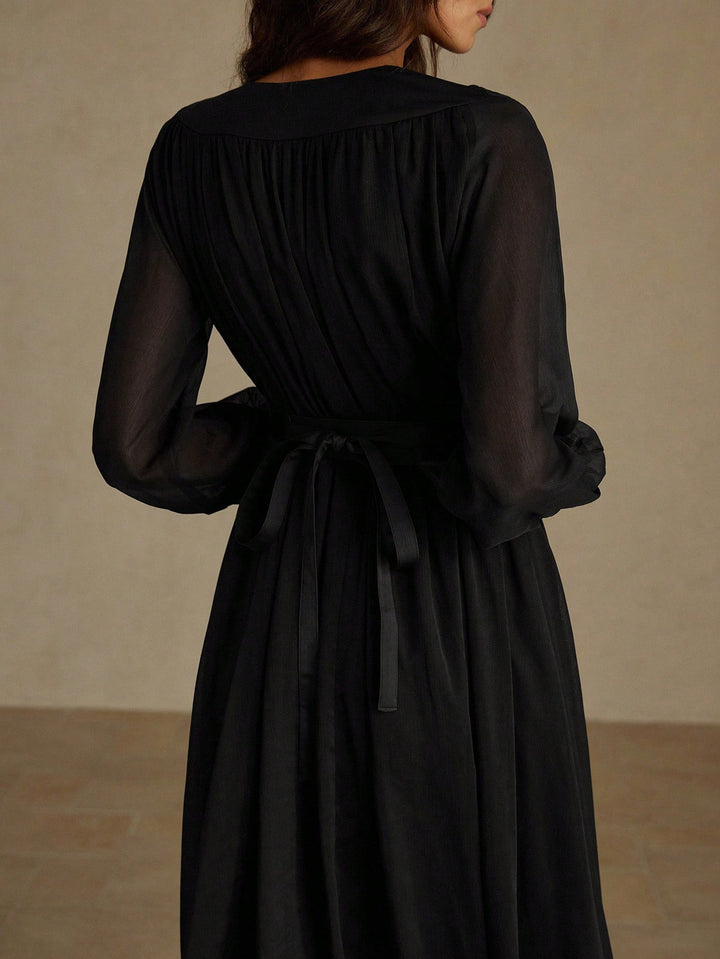 Rochie maxi SHEIN, negru