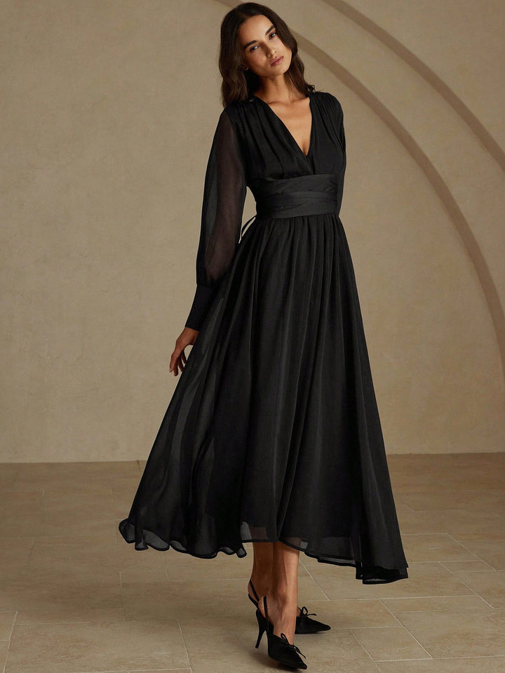 Rochie maxi SHEIN, negru