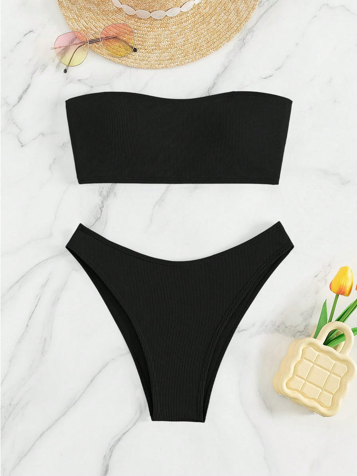 Set bikini SHEIN, negru