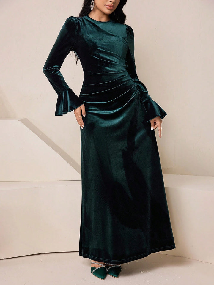 Rochie maxi SHEIN, verde
