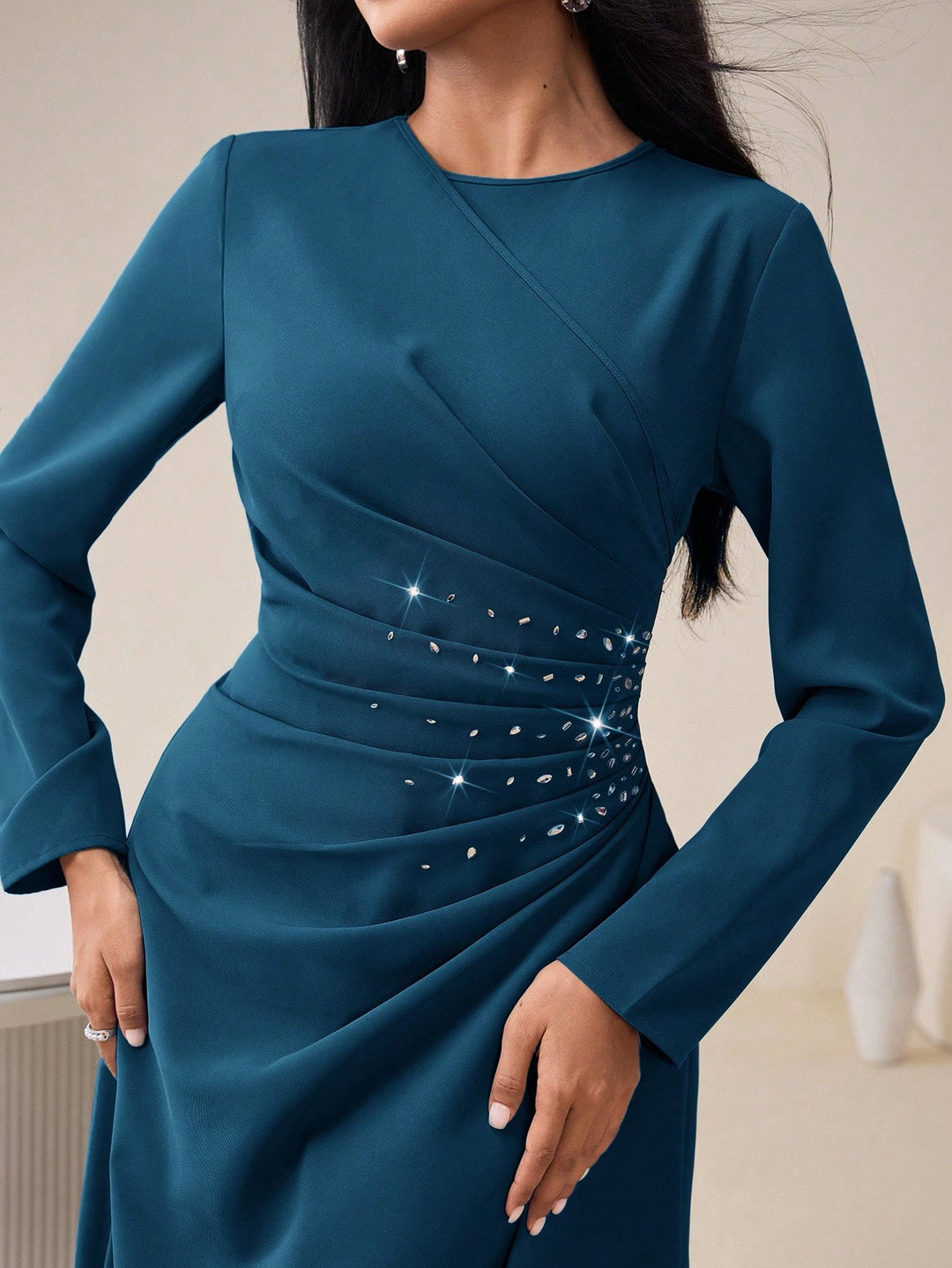 Rochie maxi SHEIN, albastru