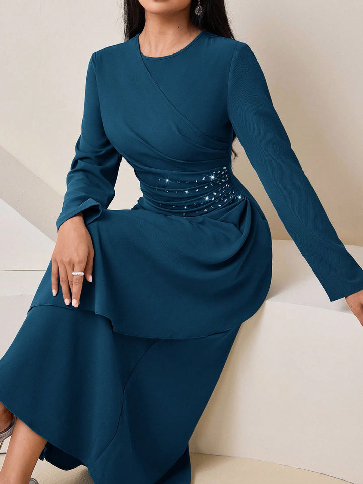 Rochie maxi SHEIN, albastru